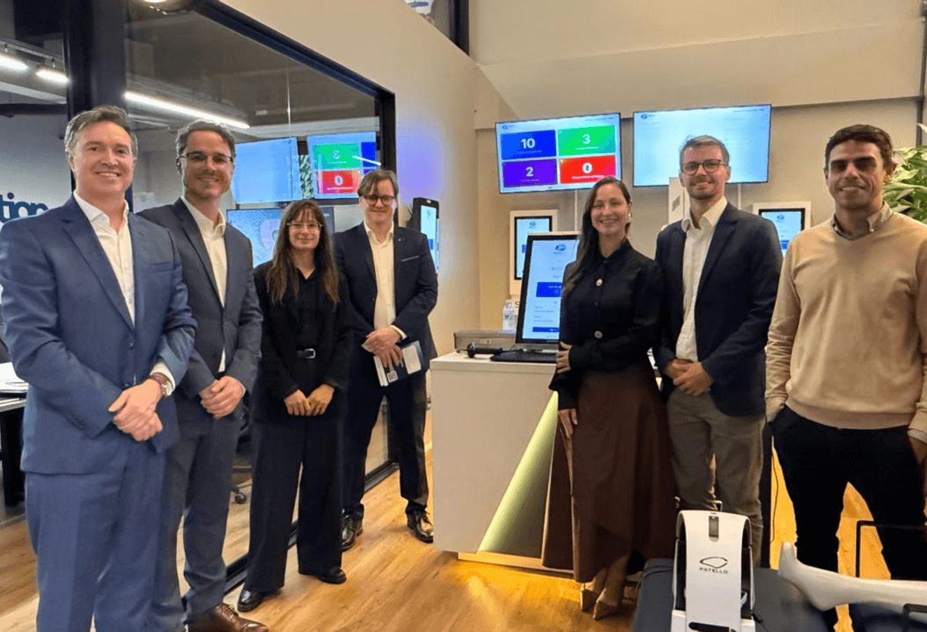 Equipe da Inovamotion recebe representantes da Flanders Investment & Trade em Florianópolis